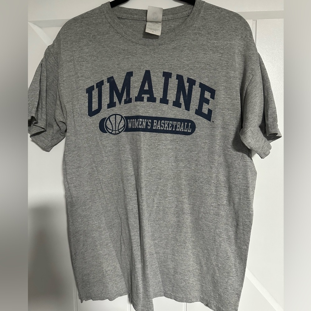 Gray UMAINE Women's Basketball T-Shirt